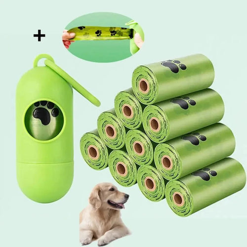 Biodegradable Poo Bags with Holder - Petifo
