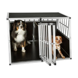 Hundealuminiumtransportbox für das Auto