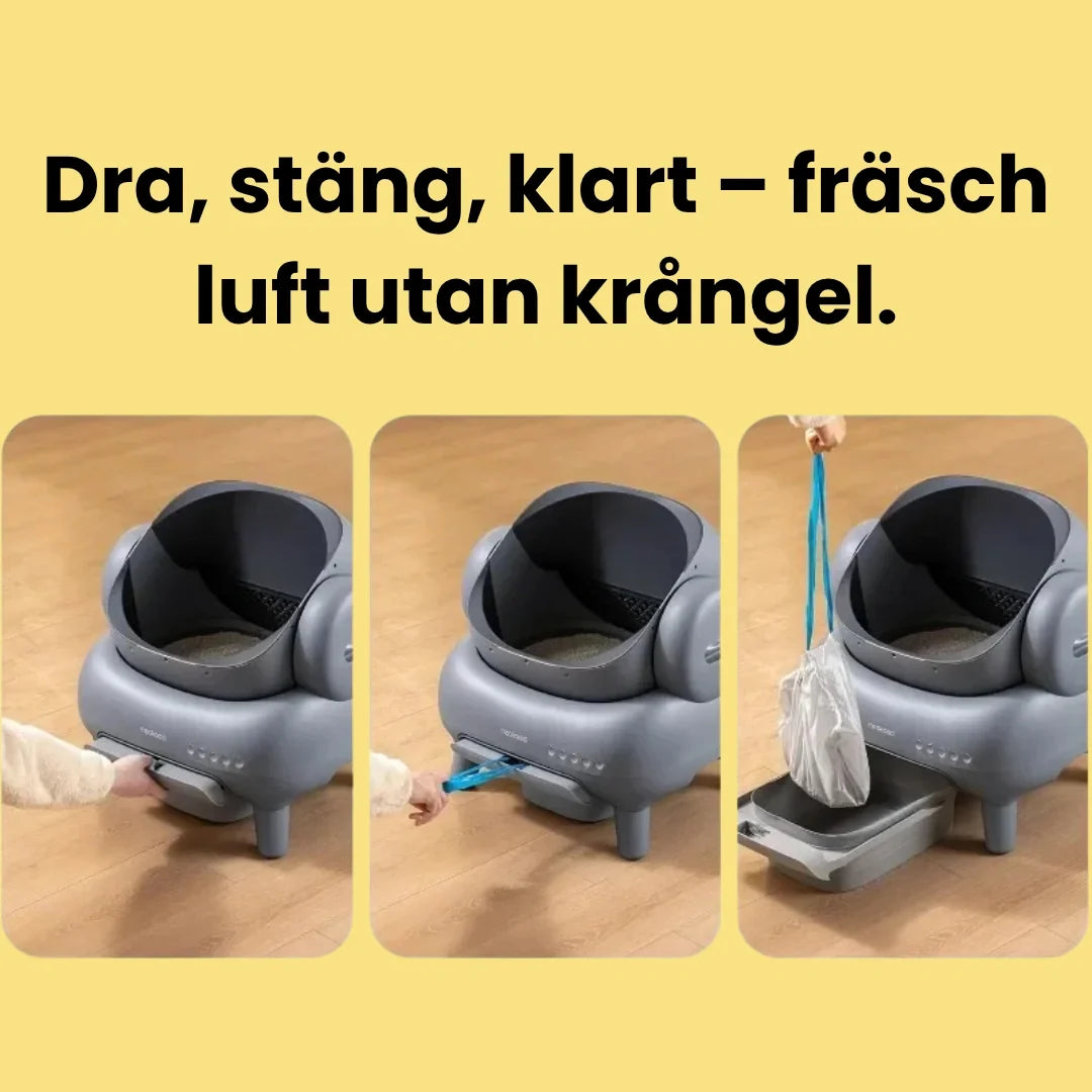 Waste Bags for Neakasa M1 Self-cleaning Litter Box Pull, close, done – fresh air without hassle. - Petifo