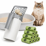 Katzenstreuschaufel mit Halterung