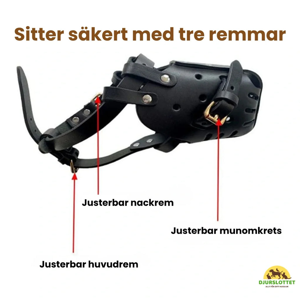 Canimora Muzzle for Large Dogs Sits securely with three straps Petifo