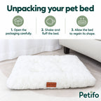 Open carefully, shake and fluff, and allow CozyCloud to regain its shape
