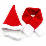 Weihnachtshut und -schal für Haustiere