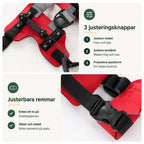 DogHalo protective harness with adjustment buttons for the right fit - Petifo