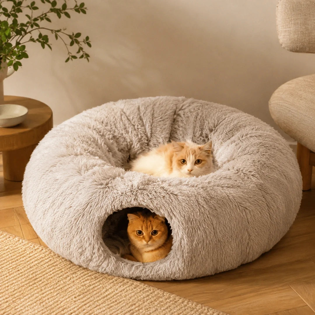 Donut Cat Tunnel Bed - Petifo