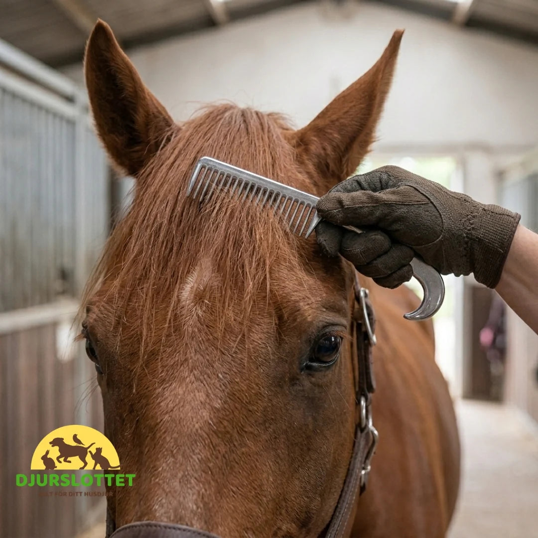 Horse Brush Aluminium Smooth handling -Petifo