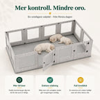Dog Playpen with Window Panels more control - Petifo