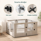 Dog Playpen with Window Panels smart details - Petifo