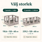 Dog Playpen with Window Panels size - Petifo