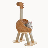 Katzenbaum in Dinosaurierform