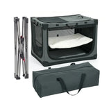 PawHut faltbare Hundebox mit Stahlrahmen