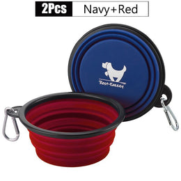 Marineblau Rot