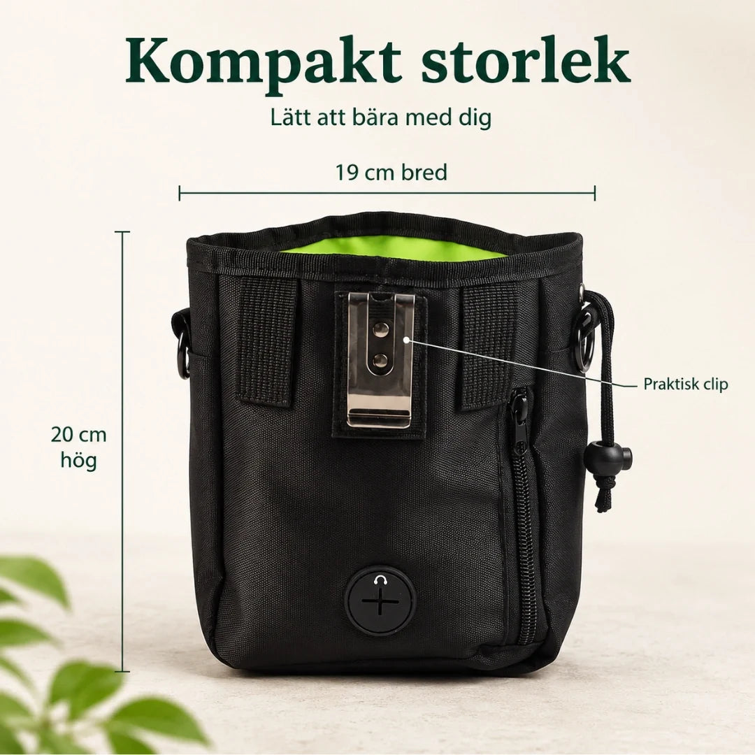 PawPocket Portable Treat Bag size  - Petifo