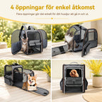 PetPacker Expandable Backpack easy entry - Petifo