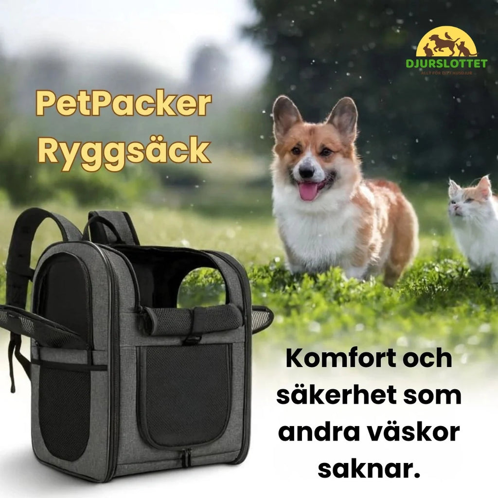 PetPacker Backpack Comfort and safety that other bags lack Petifo