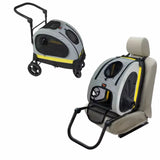 Haustierbuggy mit Autohalterung