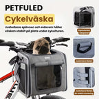 PetFuled Bike Bag Adjustable buckles and a side strap keep the bag stable in place during the ride. - Petifo