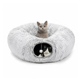 Donut-Katzen-Tunnelbett
