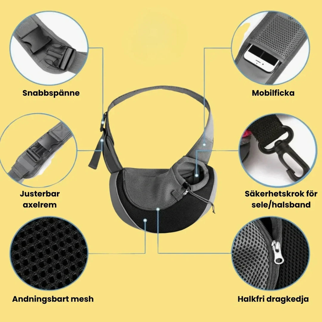 Specifications of PawsPack Sling Bag for Pets -Petifo