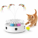 Felineo interaktives 3-in-1-Katzenspielzeug mit Schmetterling