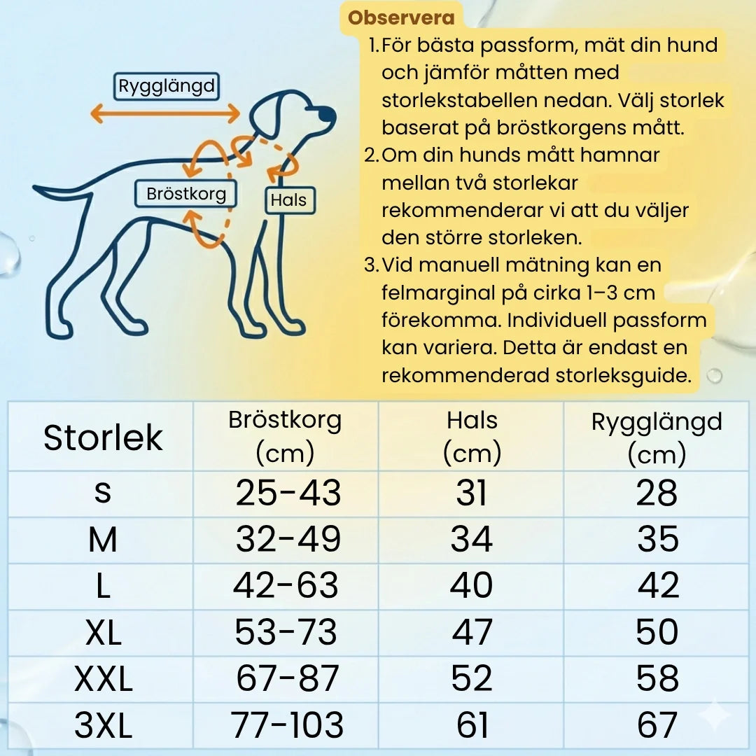 Size of Detixy Cooling Vest - Petifo