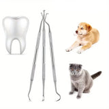 Zahnsteinentferner, 3er-Pack, für Hunde und Katzen