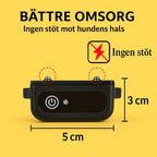 Anti-bark collar without shock – 5 cm wide and 3 cm high, gentle on the dog's neck