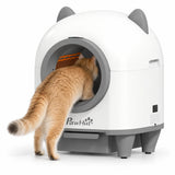 PawHut Selbstreinigende Katzentoilette