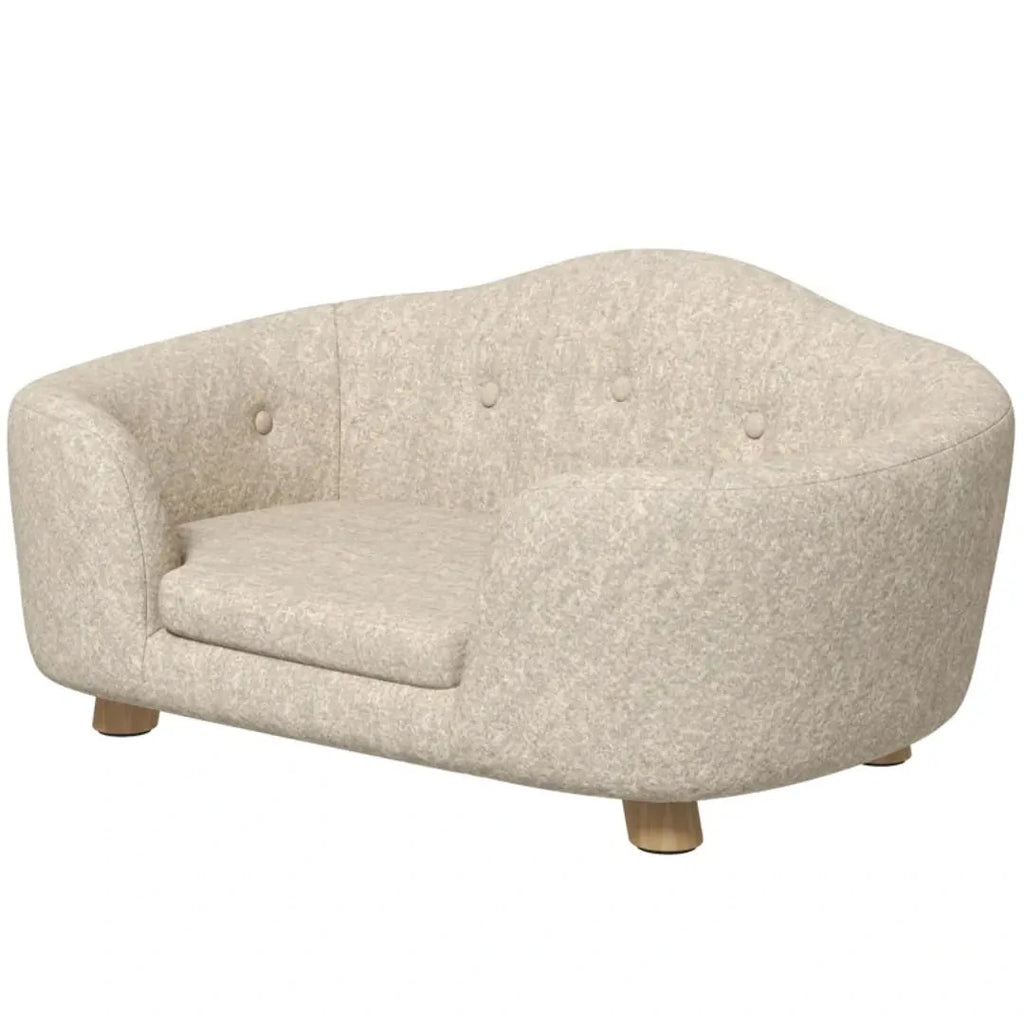 PawHut elevated pet sofa bed shown on white - Petifo