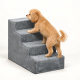 PawHut Vier-Stufen-Haustiertreppe