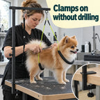 Pet Grooming Support Arm table clamp - Petifo