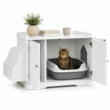 PawHut Katzentoilettenschrank mit seitlichem Eingang